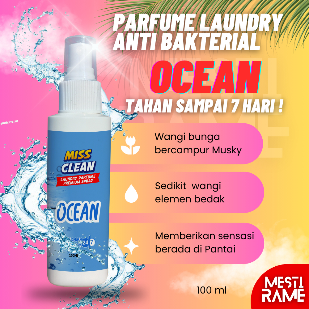 Pewangi Pengharum pakaian lemari parfume laundry setrika tahan lama
