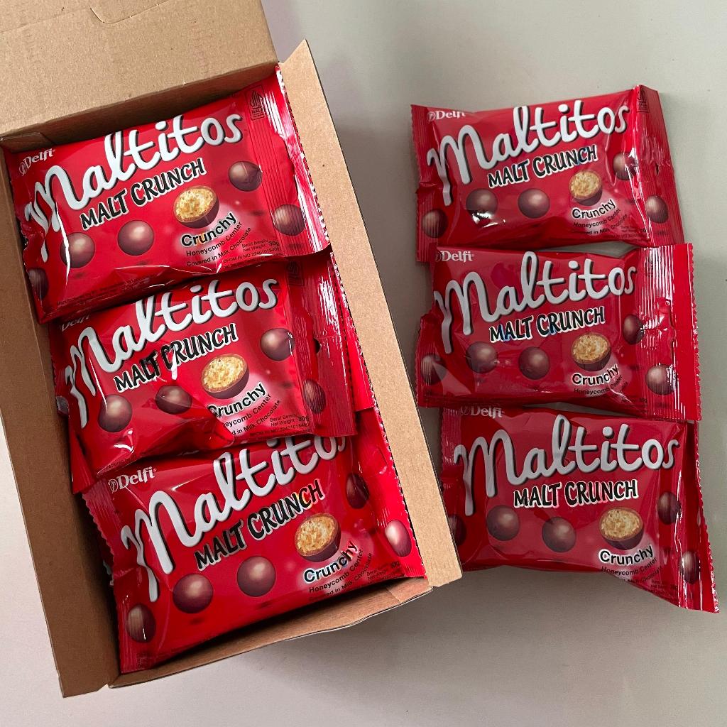 

COKLAT DELFI MALTITOS MALT CRUNCH 30 GRAM (1 PC )