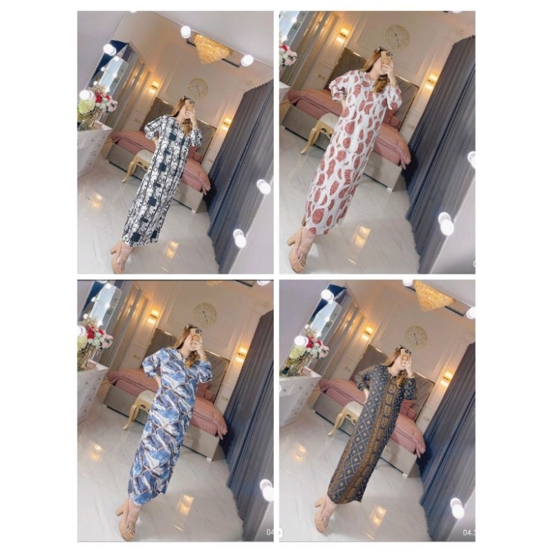 GAMIS RAYON/DASTER LENGAN PANJANG/Daster rayon premium