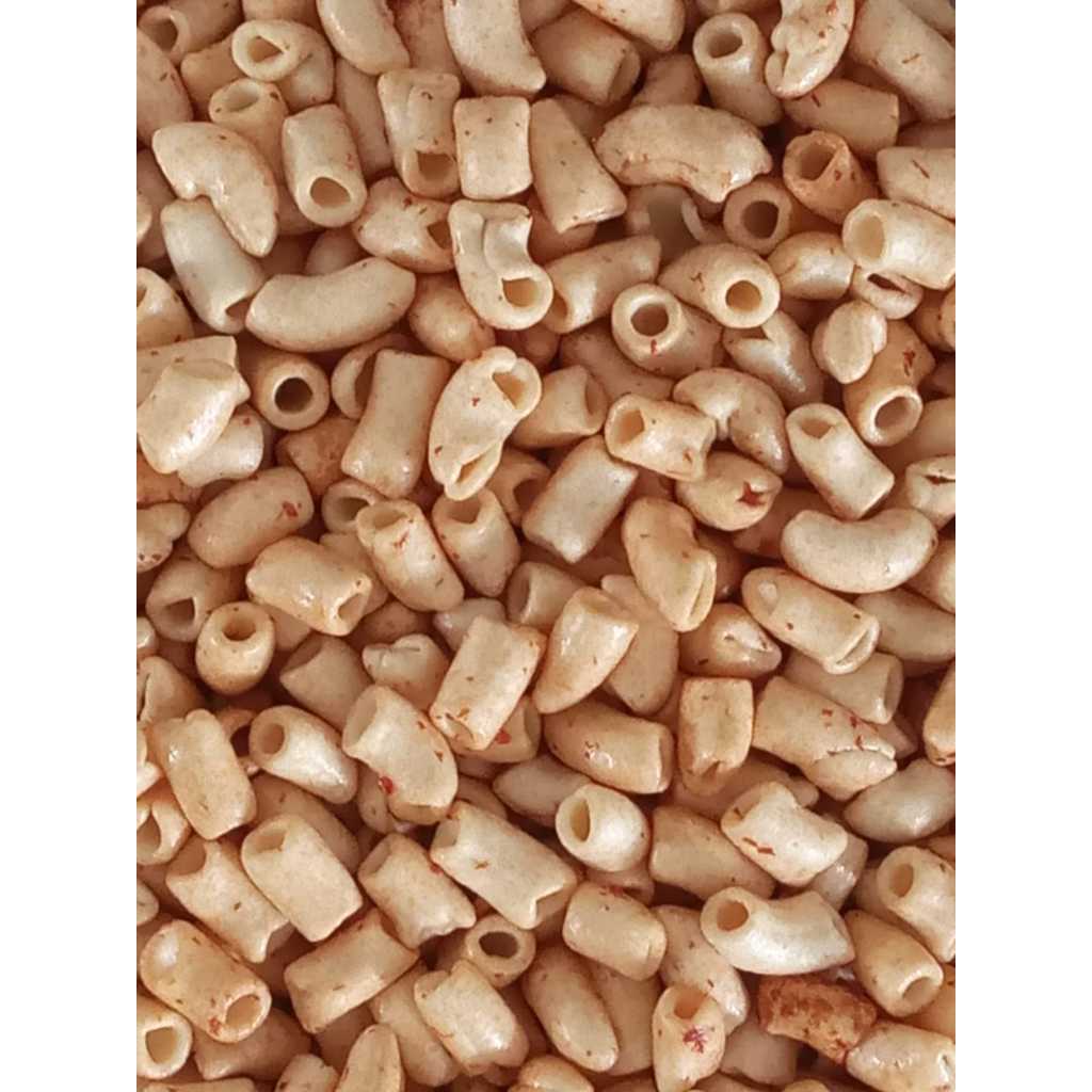 

MAKARONI MEKAR BUMBU RUJAK PEDAS 200 gram CEMILAN MAKRONI PEDAS AVEEVA