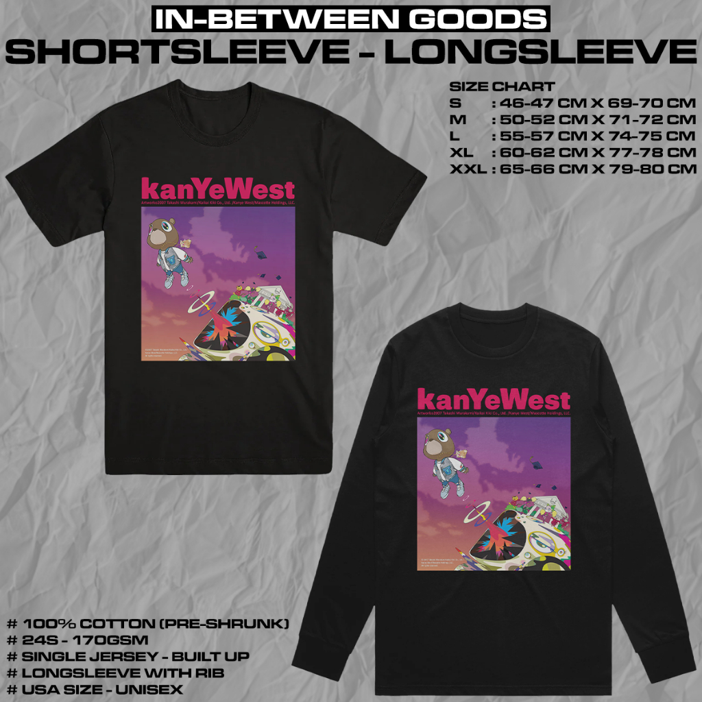 KANYE WEST - GRADUATION | T-SHIRT | LONGSLEEVE | MUSIC MERCH