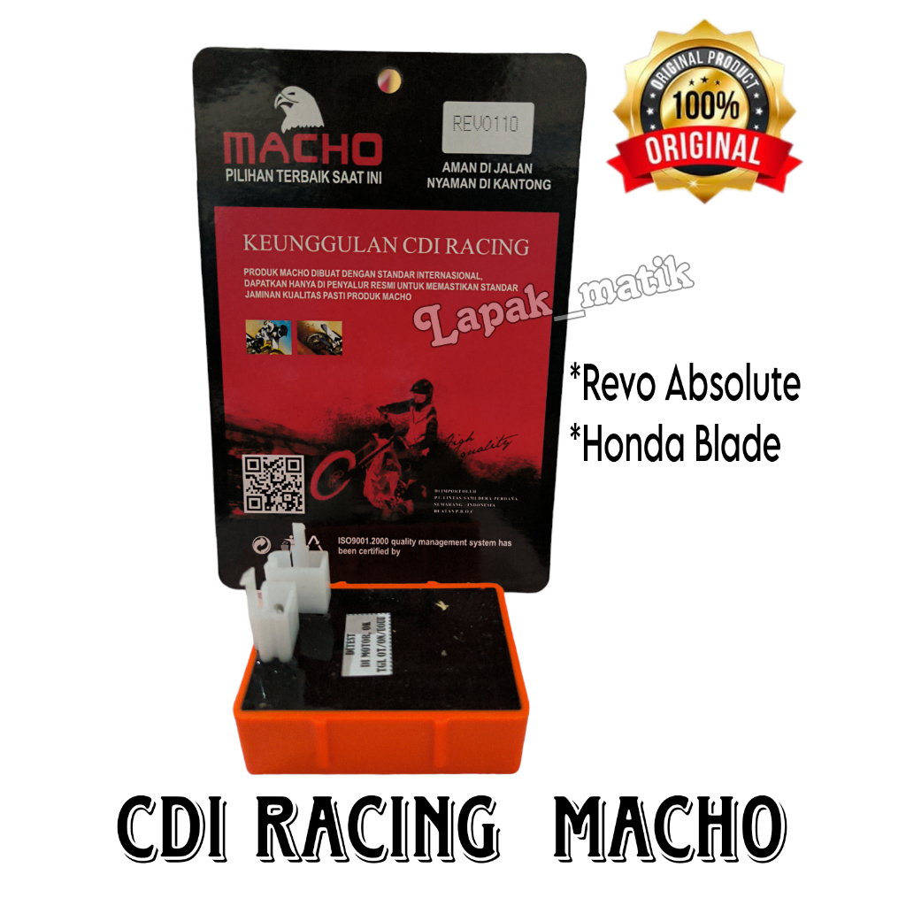 CDI Racing Revo Absolute 110 Blade Macho No Limit setara BRT