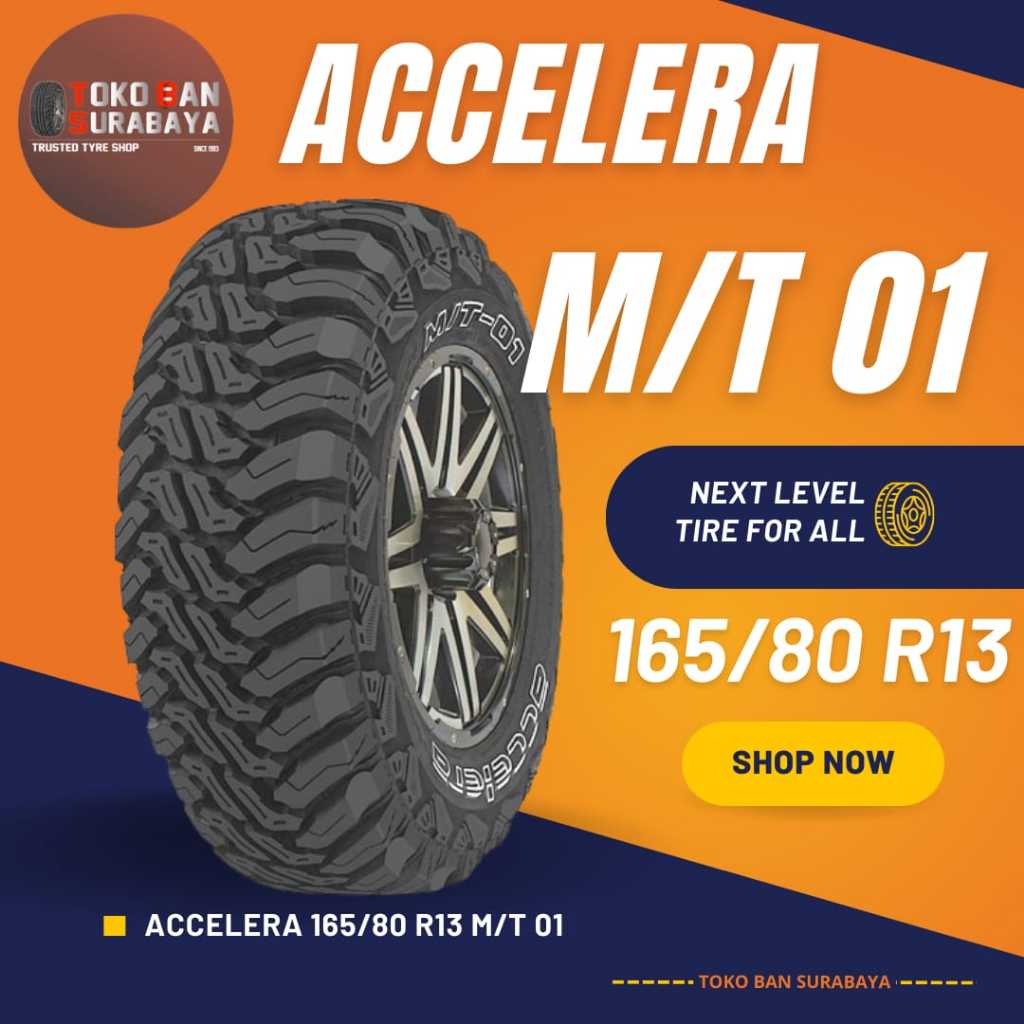 Accelera 165/80 R13 165/80R13 165/80/13 16580R13 16580 R13 R 13 M/T MT 01