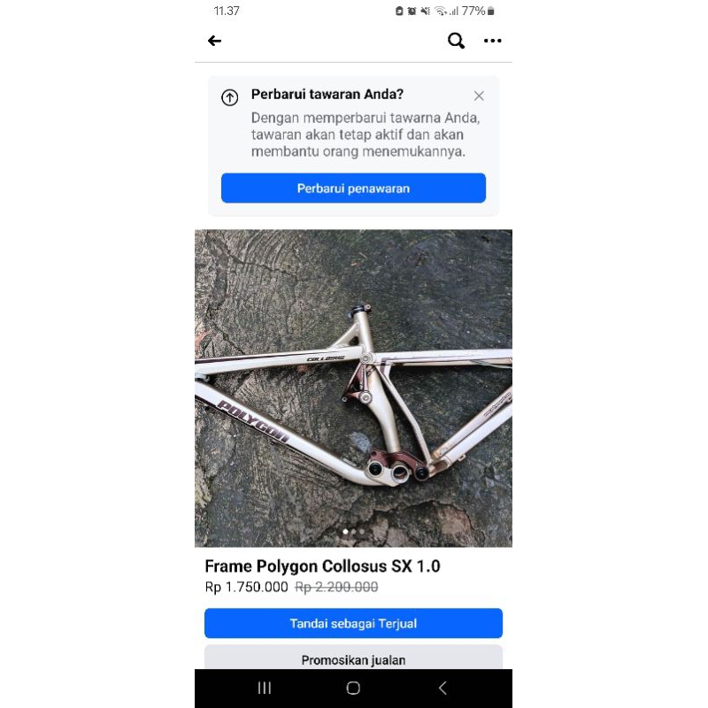 Frame Polygon Collosus SX