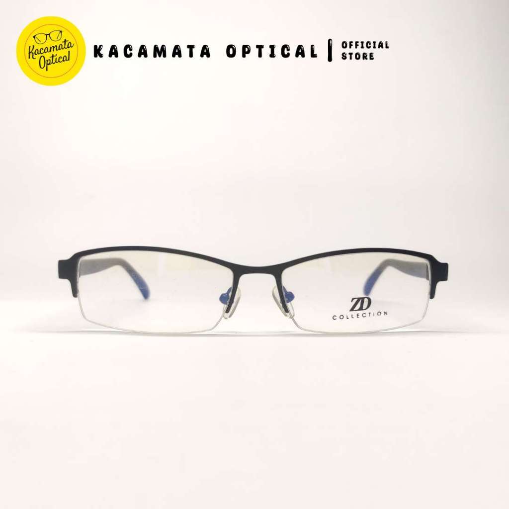 KACAMATA OPTICAL - Frame KMO1672 Half Frame Plastik Lentur
