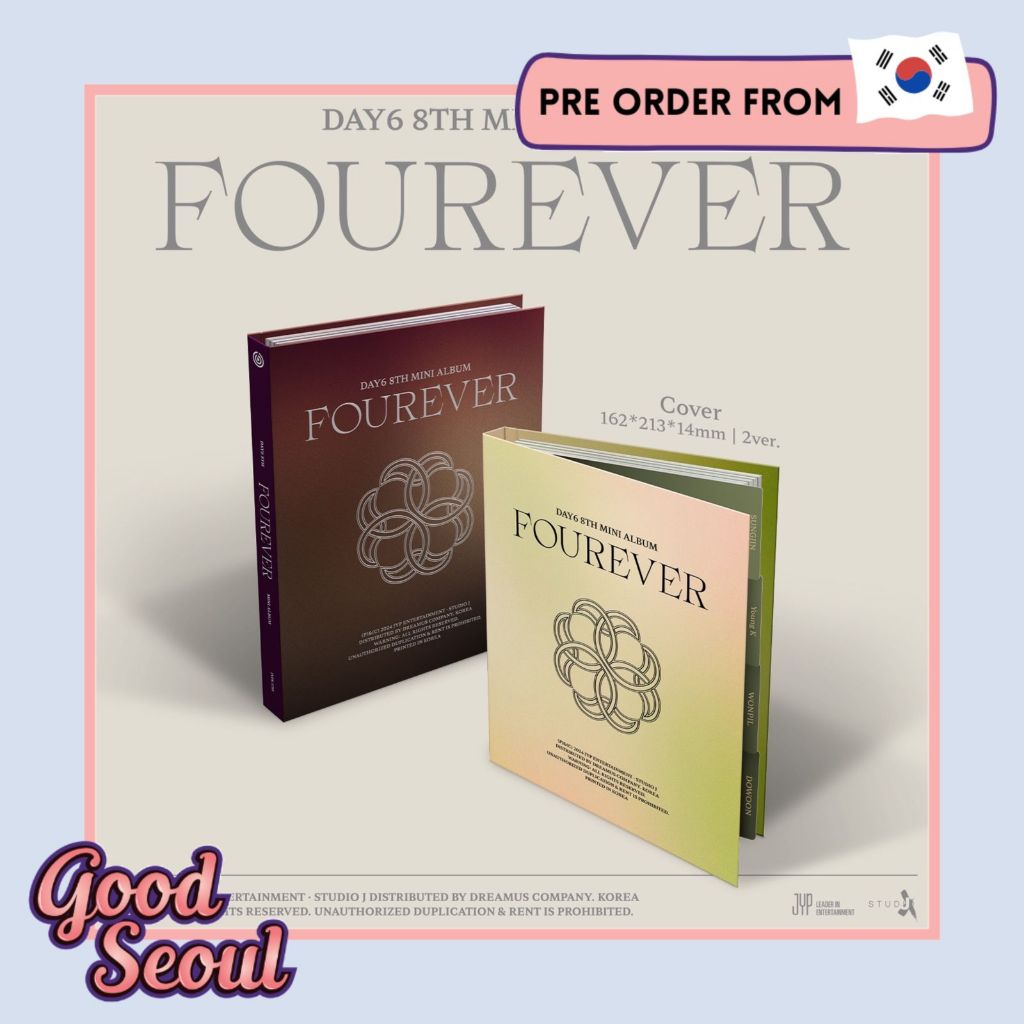 Album DAY6 - FOUREVER JYPSHOP WITHMUU MUSIC KOREA BDM MUSIC PLANT