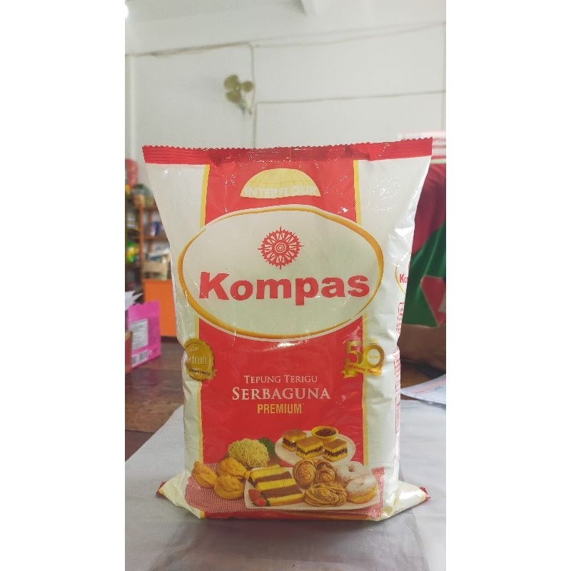 

Tepung Terigu Kompas Serbaguna Premium 1Kg