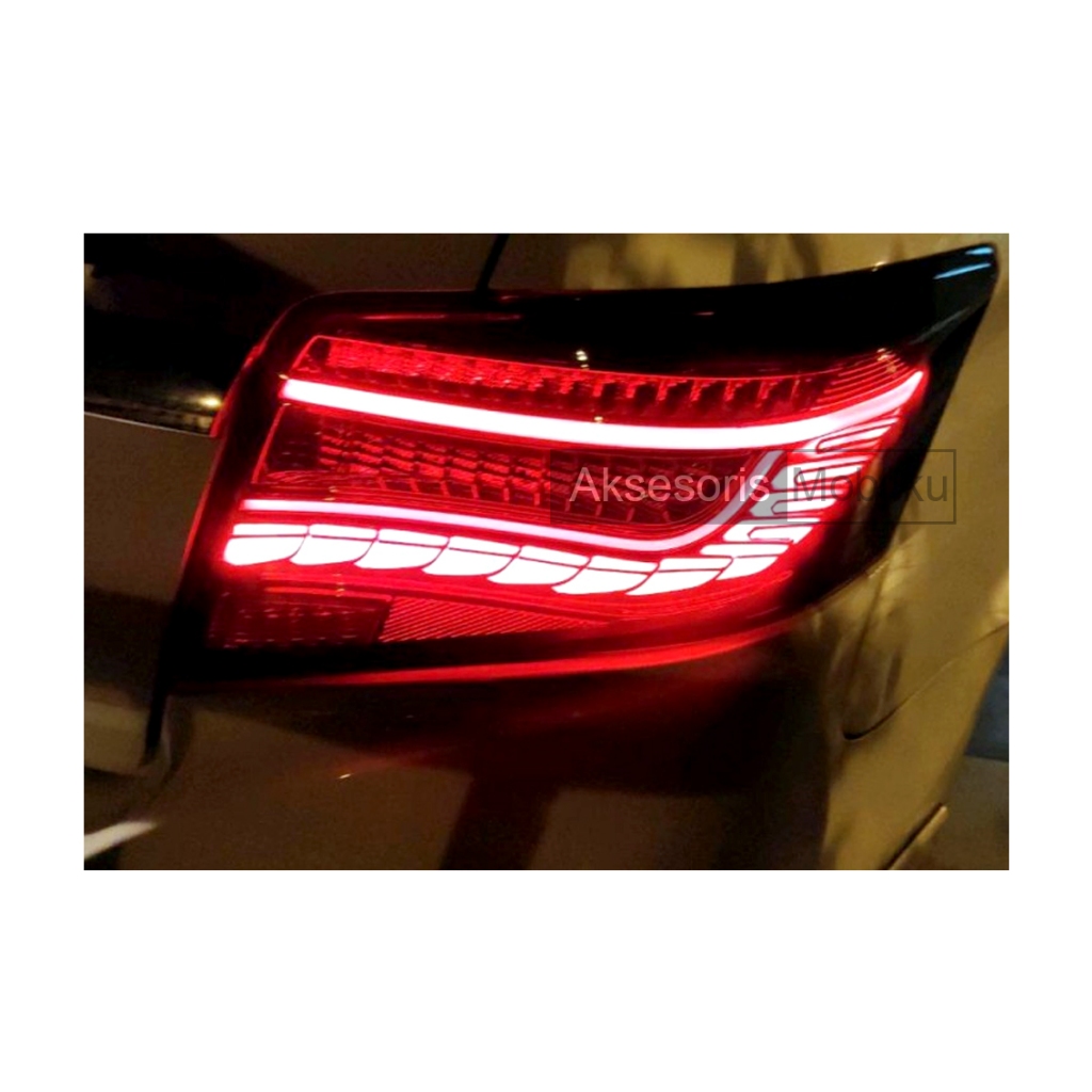 Stoplamp Vios Gen 3 Lampu Belakang Led Bar Dragon Style Welcome Running