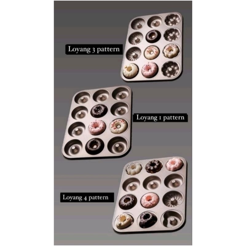 Cetakan donut loyang donat panggang donut oven