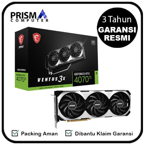 VGA MSI RTX 4070 Ti VENTUS 3X 12G OC 12GB GDDR6X