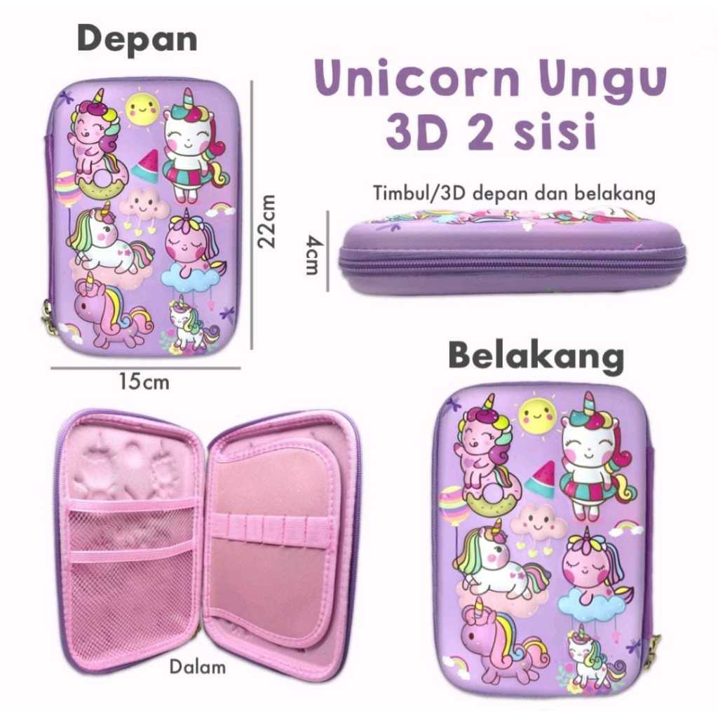 

Tempat Pensil Sanrio Kotak Pensil 3D Timbul