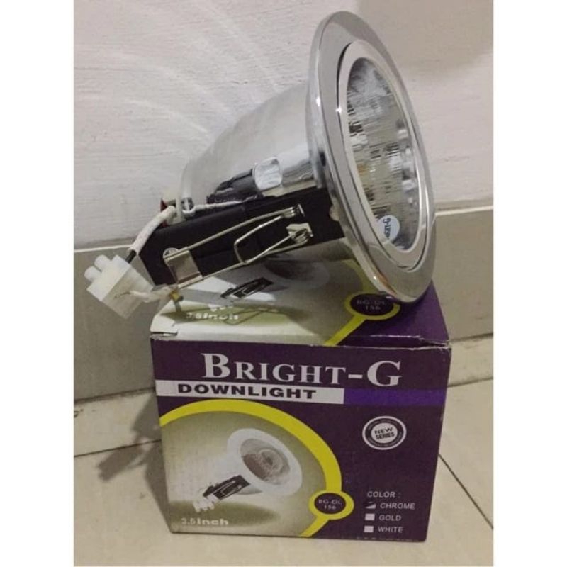 Downlight Bright-G Silver / Chrome 3.5" 4" 5"