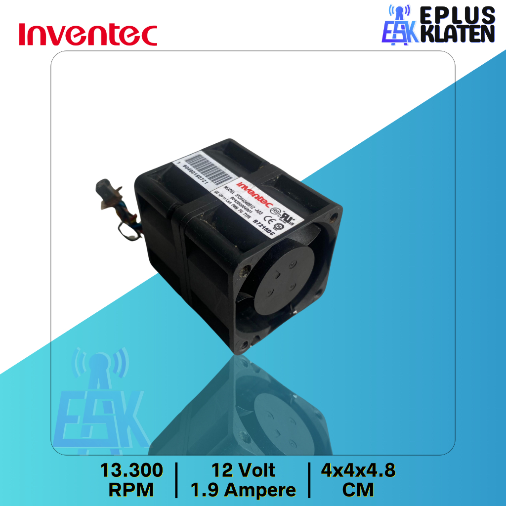kipas fan dc 4cm 12v 1.90A inventec double fan KP174