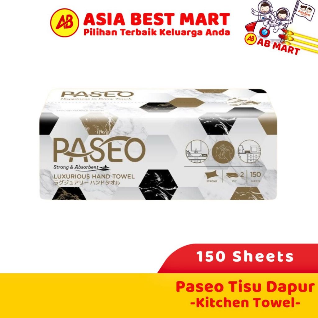 Paseo Kitchen Towel Tissue / Tisu Dapur 150 S - ASIA BEST