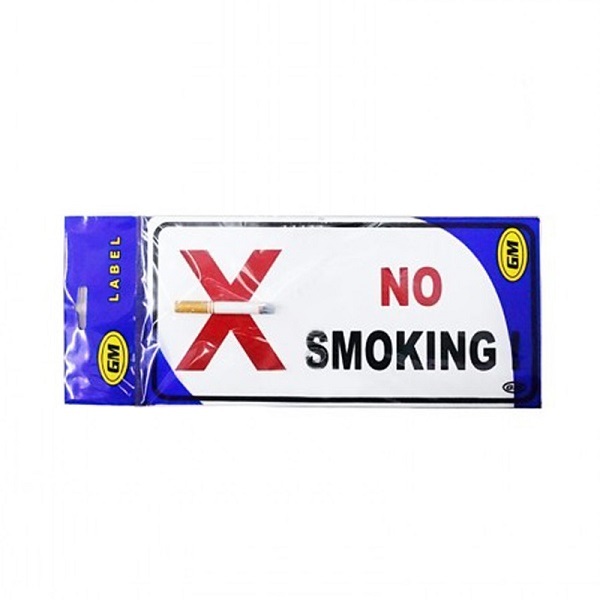 

GM LABEL 3D NO SMOKING LM-110 MEDIUM
