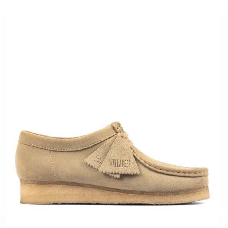 CLARKS WALLABEE MAPLE SUEDE