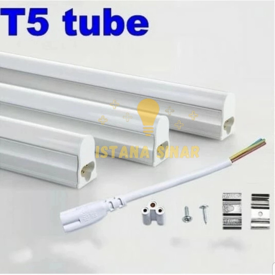 Lampu TL Neon T5 LED 5/ 9/ 13/ 18 W watt Putih / Lampu neon Led Tube T5