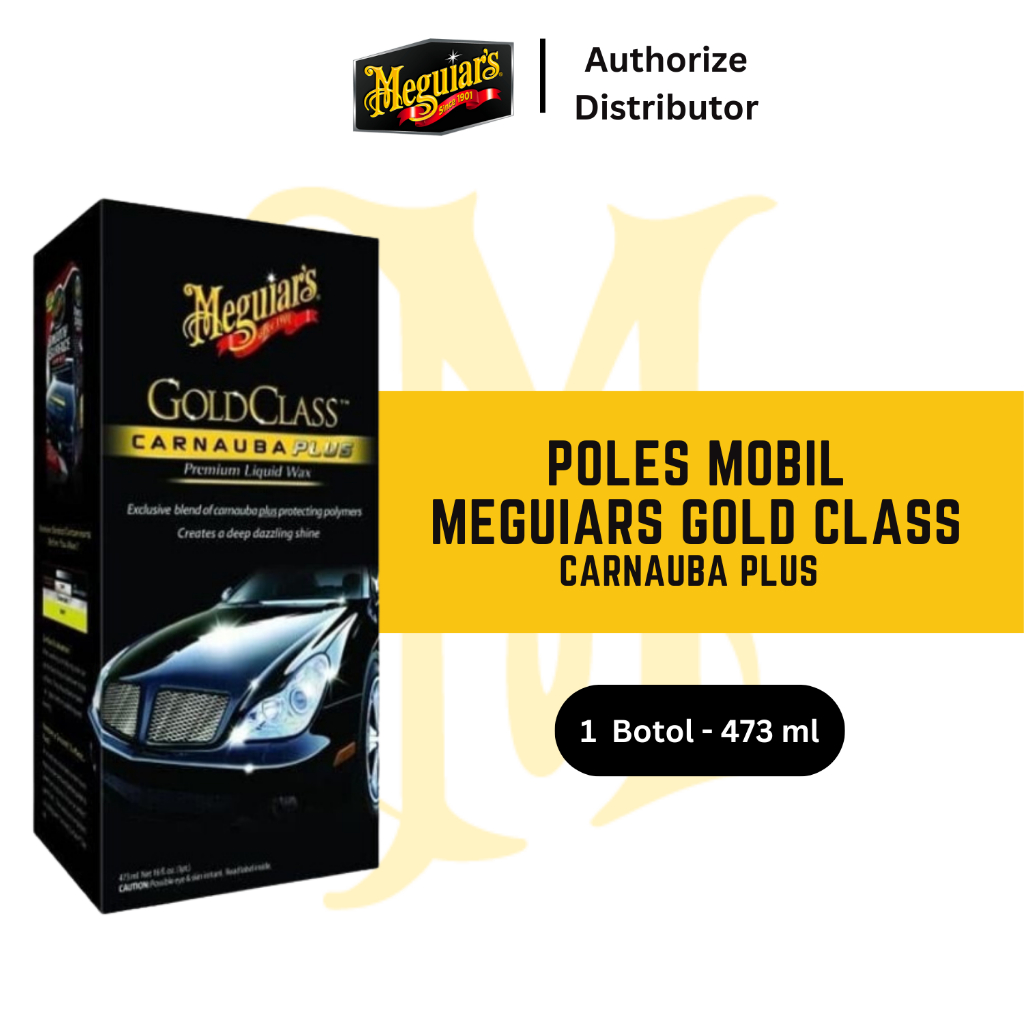 Meguiars Gold Class Carnauba Plus Premium Liquid Car Wax G7016 - Pengkilap Bodi Mobil