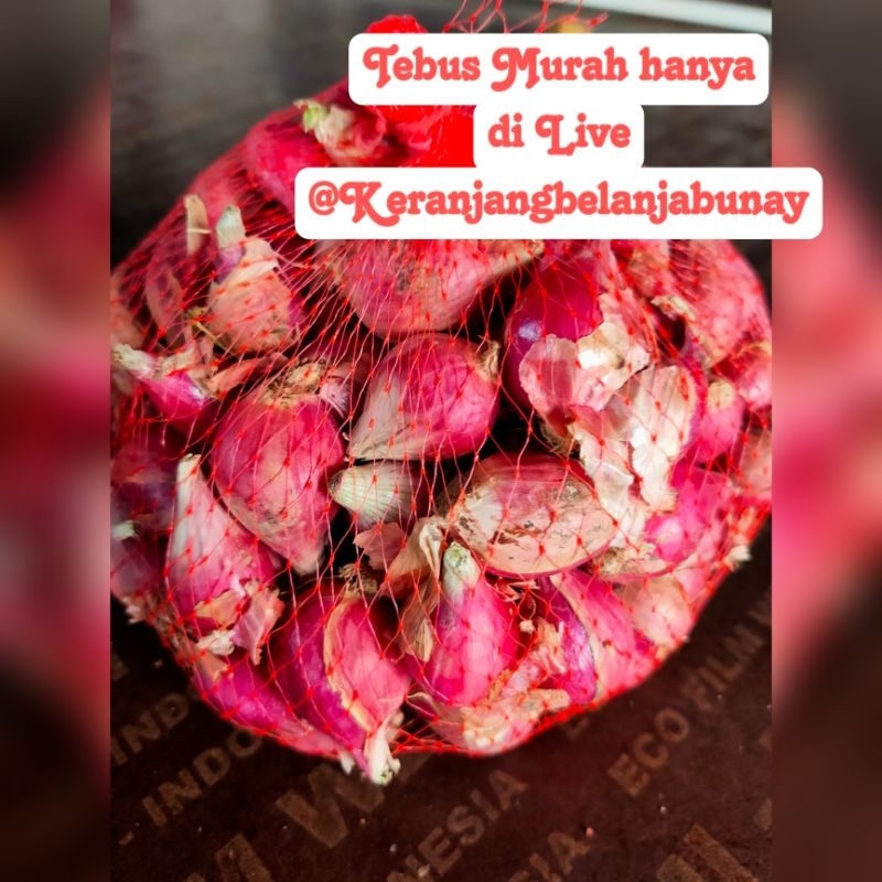

(STOK TERAKHIR)Bawang Merah Brebes Sedang Campur Kecil Termurah