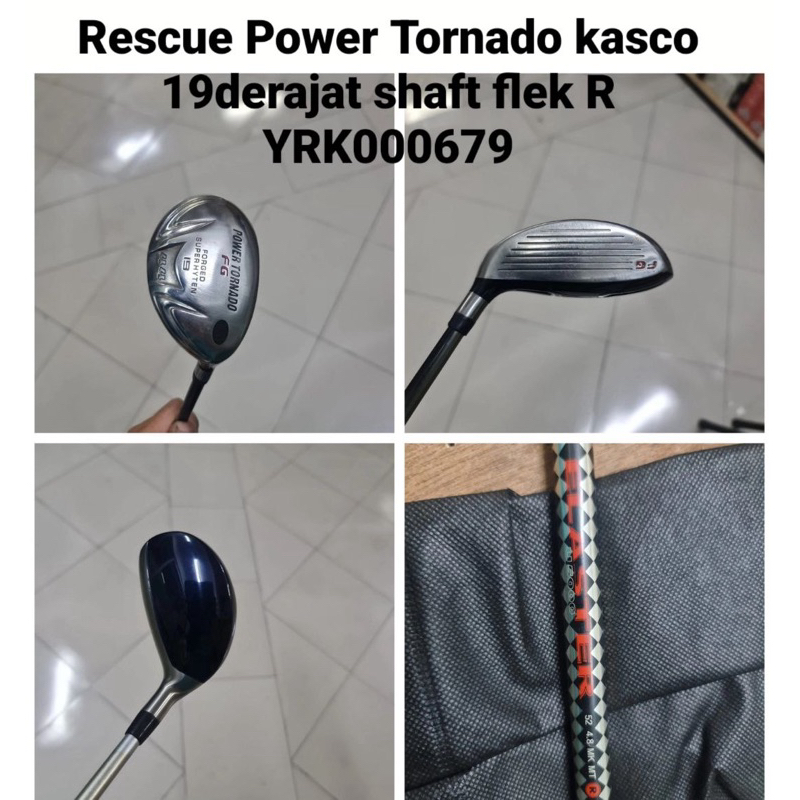 Stik golf Rescue Power Tornado kasco 19 derajat / 16 derajat bekas