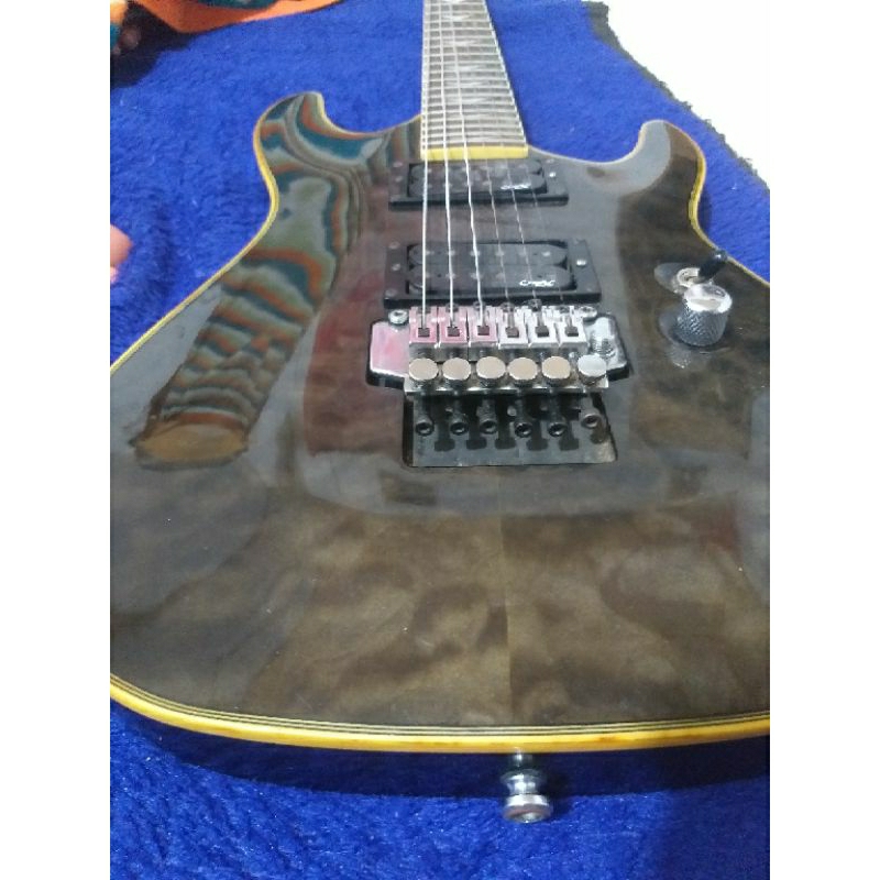 Gitar elektrik Original Crawx CR 24 FR Model Schecter
