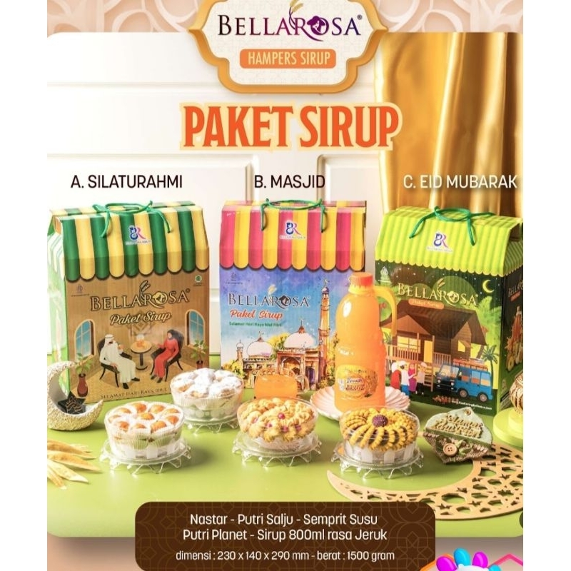 

Paket Sirup BellaRosa Kue & Coklat Lebaran Hampers Parcel Kado Terlaris