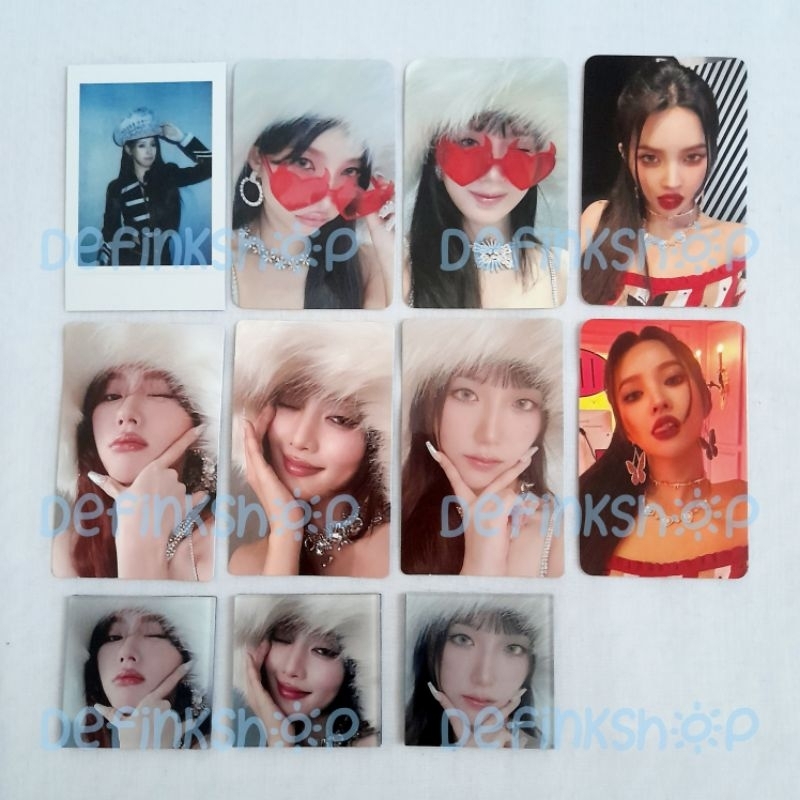[READY STOCK] Official POB Web Weverse Lucky Draw Applemusic (G)I-DLE Gidle Miyeon Minnie Soyeon Yuq