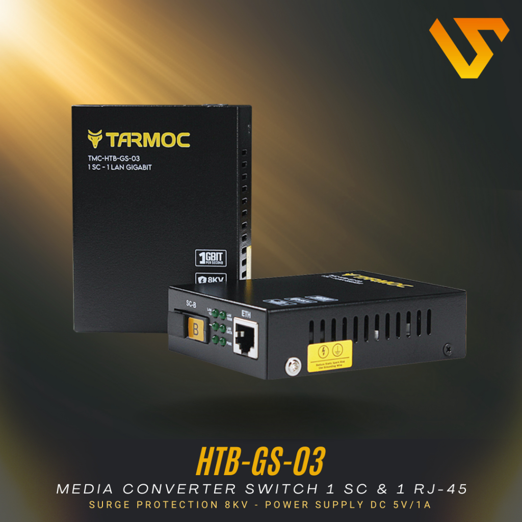 Tarmoc Media Converter HTB GS03 Gigabit | TMC-HTB-GS-03 ( Bukan HTB Netlink )