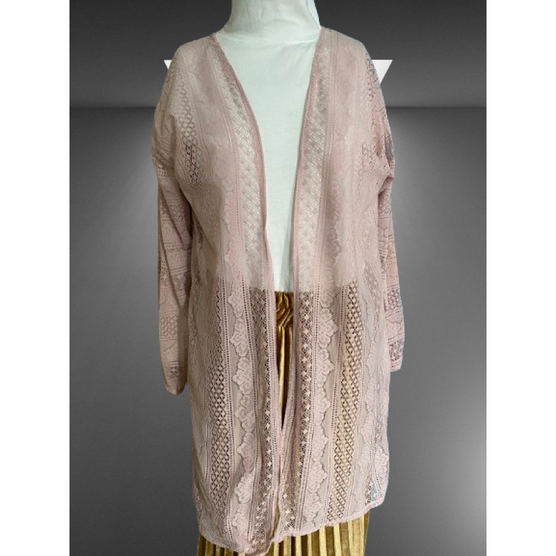 cardigan /outer jaring jaring