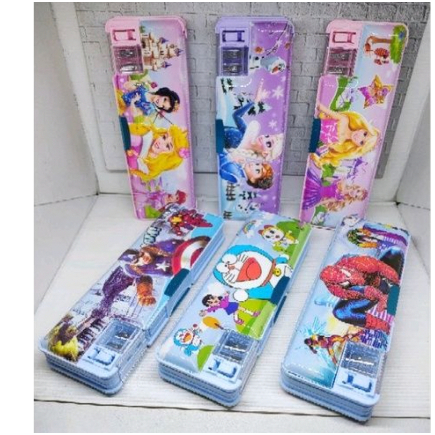 

Tempat kotak tepak pensil magnet + rautan karakter timbul LPY-667 LPY 667 TAKASIMURA STORE