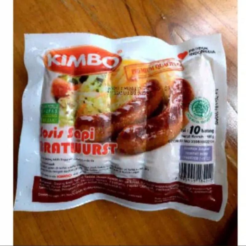 

Sosis Kimbo Brathwurst Original