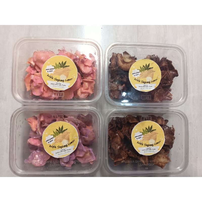 

kripik singkong lumer kemasan tinwal 500ml