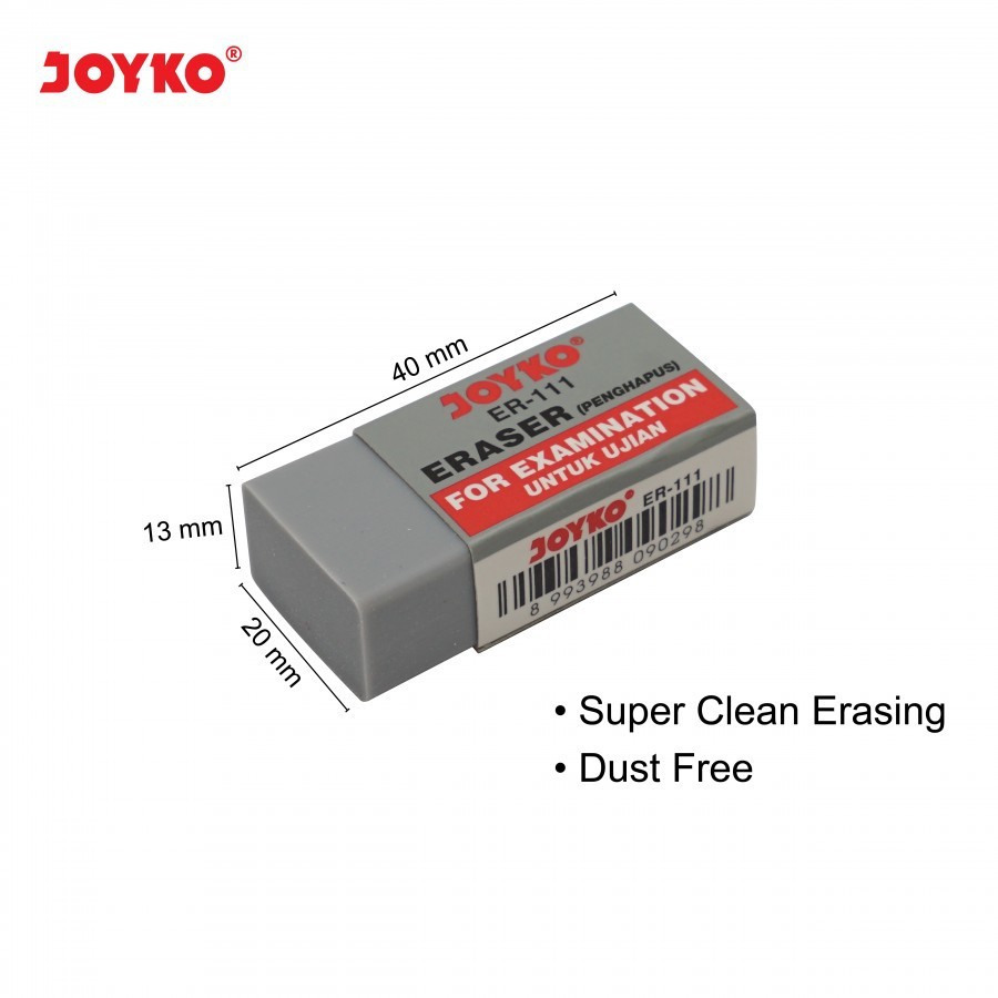 

Eraser / Penghapus Joyko ER-111 Untuk Ujian - eceran