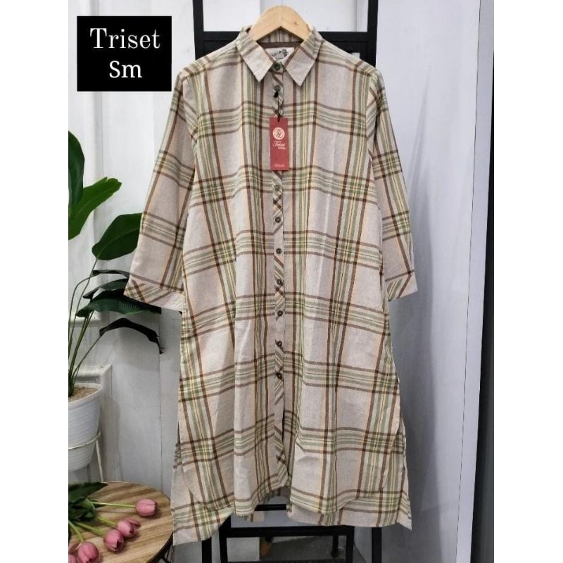 LONG TUNIK TRISET ORIGINAL DRESS TRISET BRAND MATAHARI