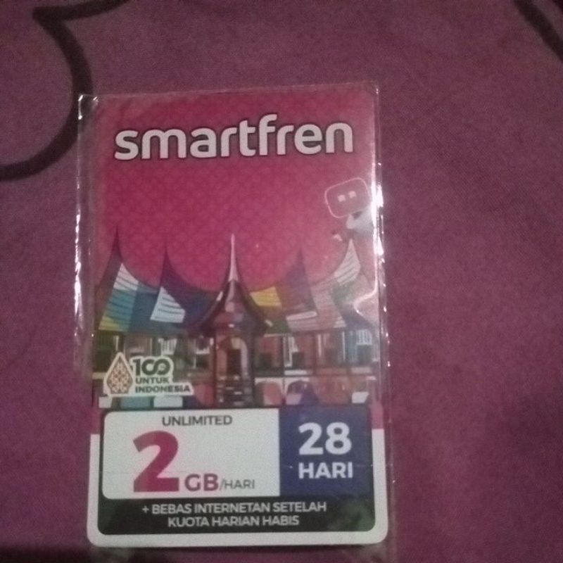 Voucher Smartfren FUP 2 GB UNLIMITED 28 HARI