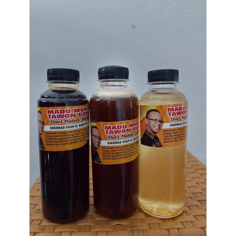 

PAKET BUNDLING 3 MADU TERMURAH! MADU ASLI HUTAN JAMBI BUKAN BUDIDAYA/350 ml Perbotol‼️