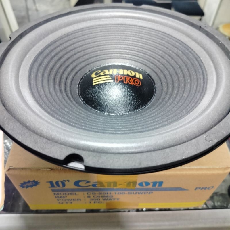 Speaker Canon 10 Inch Woofer