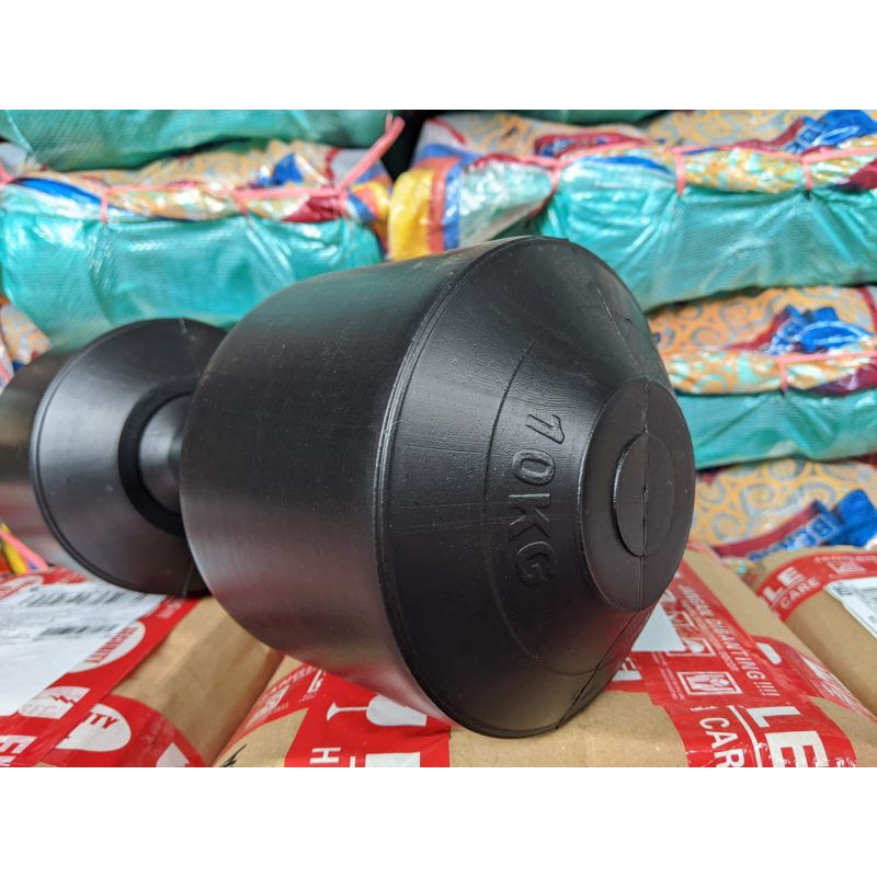 black barbel Dumbel kosongan hitam 10kg