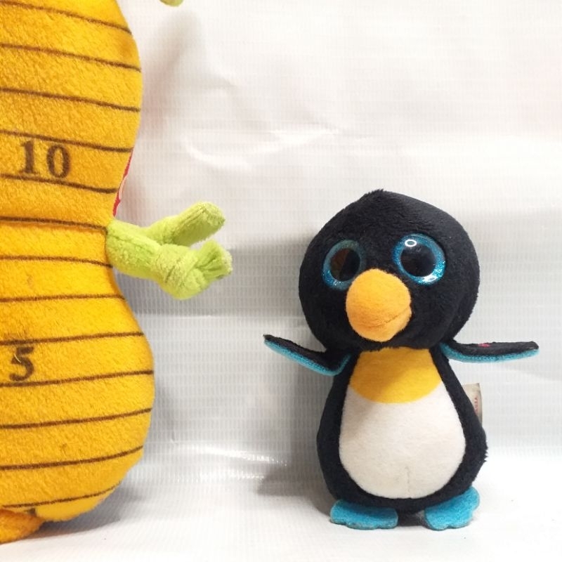 BONEKA MINI PINGUIN MABEL (MATA BELO) GLITER ORIGINAL BRAND TY X MCD