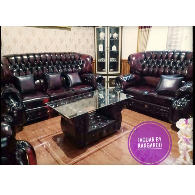 sofa kangaroo jaguar 3 2 1 + meja original bandar lampung