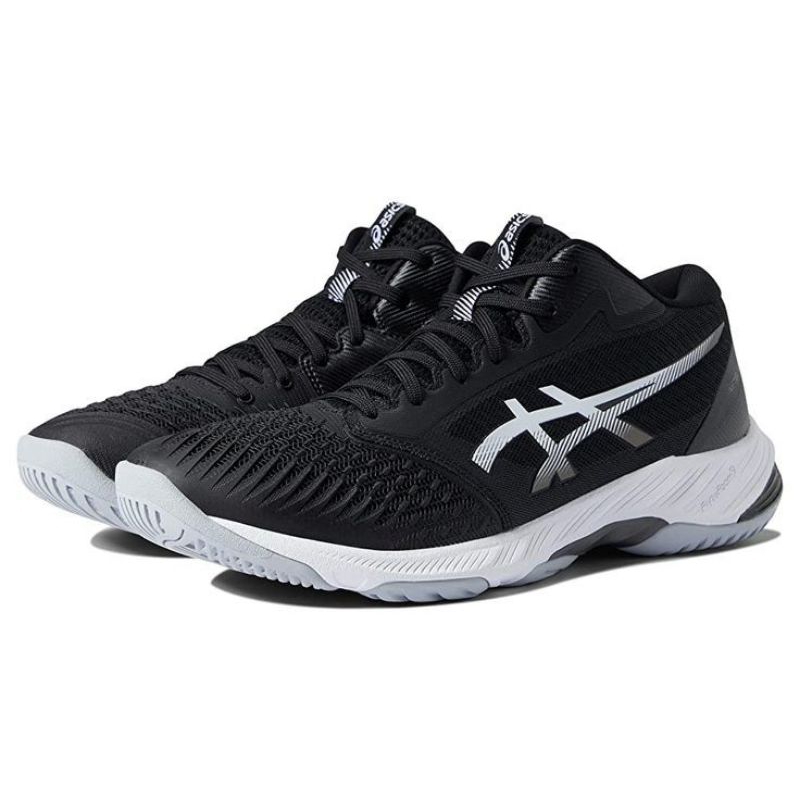 Sepatu Voli Asics Netburner Ballistic FF 3 Black White
