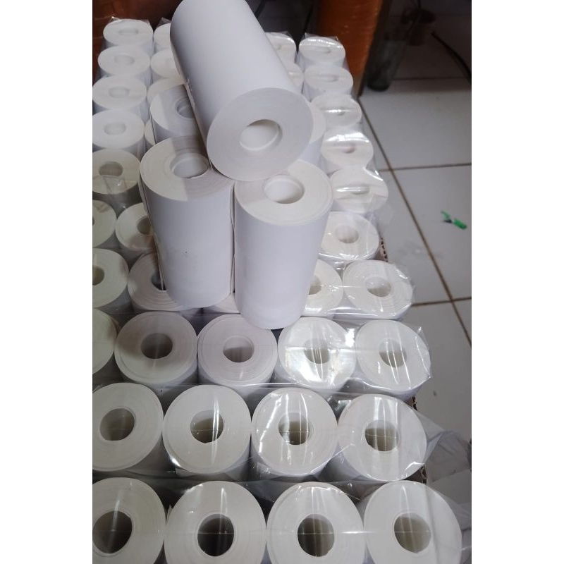 

Stiker thermal label 58x30 paket 10roll/pcs