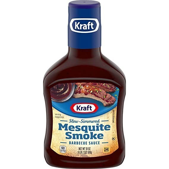

Kraft BBQ Sauce Mesquite Smoke /Sauce Barbecue Steak US 510gr
