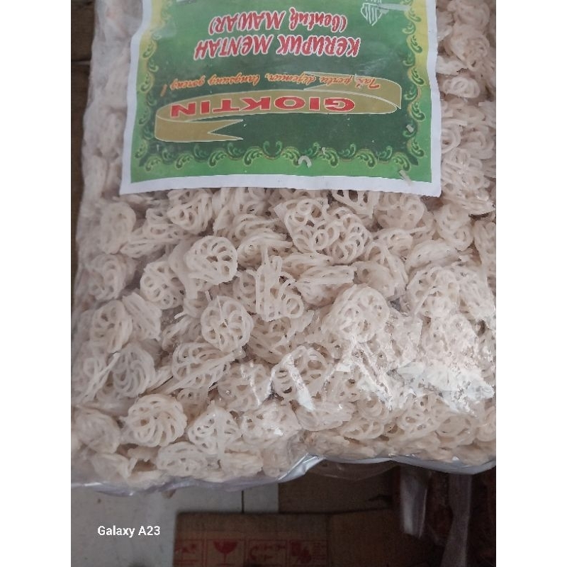 

kerupuk seblak mentah/ kerupuk lilit bulat /kerupuk babanggi 500grm