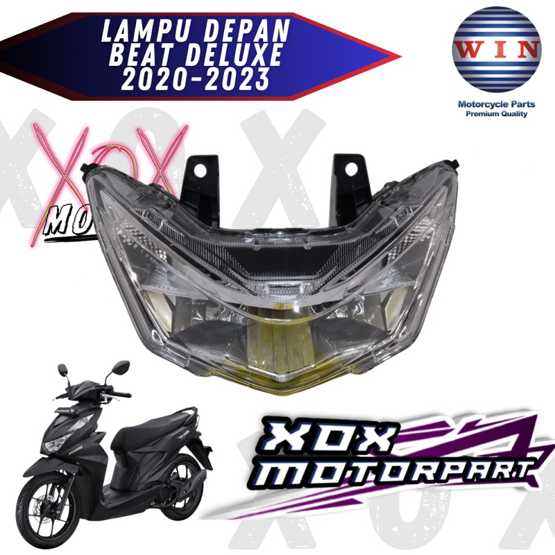 Reflektor Lampu Depan Beat Deluxe Led 2020 2021 2022 K20 | Headlamp Beat Deluxe