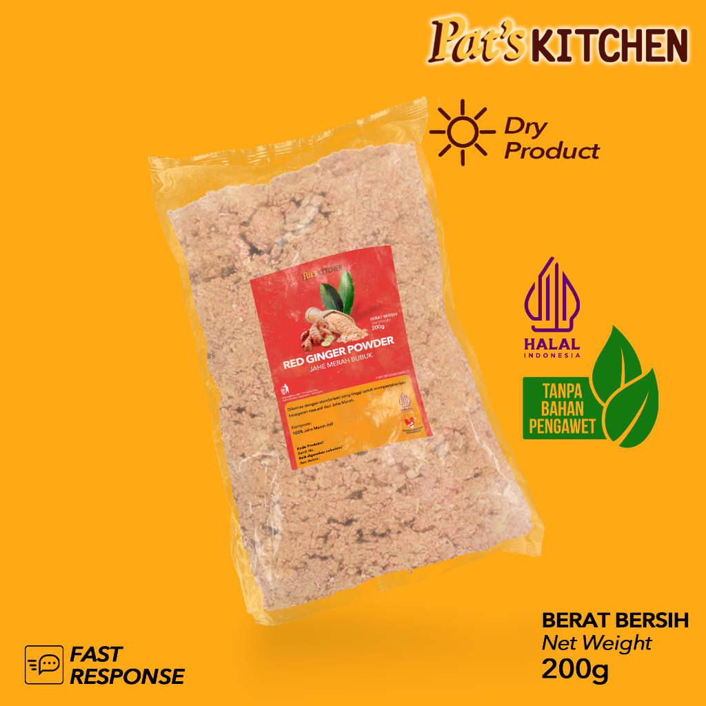 

Red Ginger Powder/ Jahe Merah Bubuk - 200g