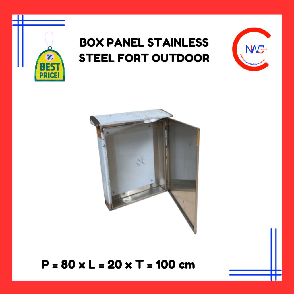 Box panel stainless fort outdoor