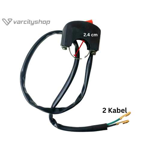 Saklar Lampu Motor On Off Universal Stang Motor 2 tombol Efisien — 6