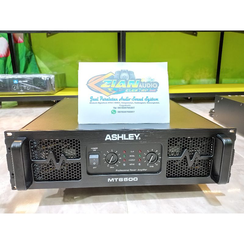 Power Amplifier Ashley MT-6500 Original 2x2000watt class H