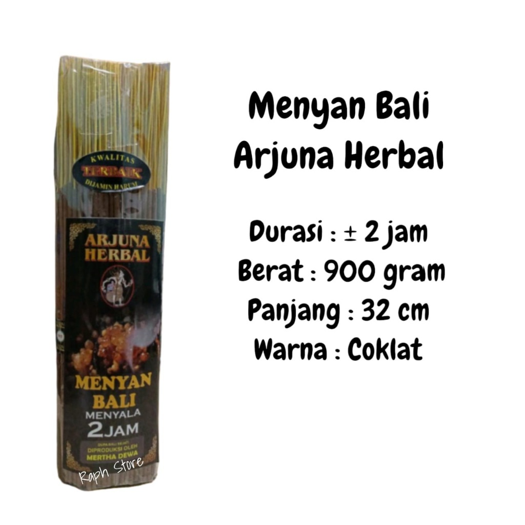Dupa Kemenyan Bali Harum Arjuna Herbal 900 gram – Aromatherapy